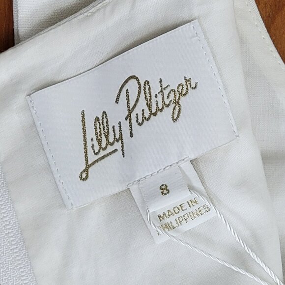 NWT Lilly Pulitzer Aubria Sleeveless Shift Dress Breezy Aqua Jungle Escape - 8 - Picture 10 of 15